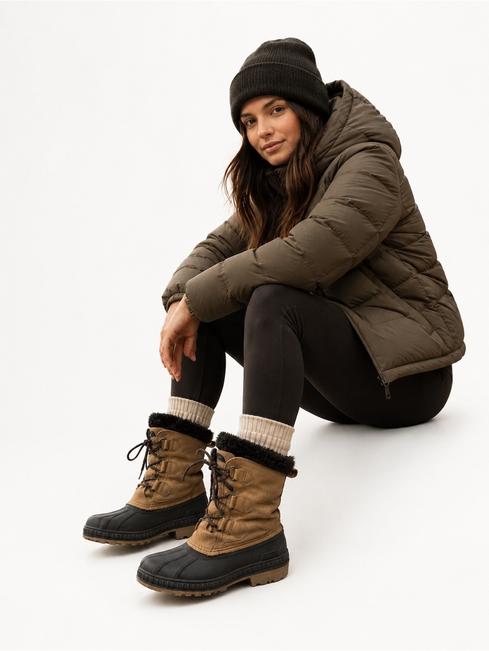 🔥 SOREL BADGER RAIN BOOTS (fit W6.5)